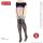 Azone 1/6 Q'z See-through Garter Stockings Black x White (DOLL ACCESSORY) image 3