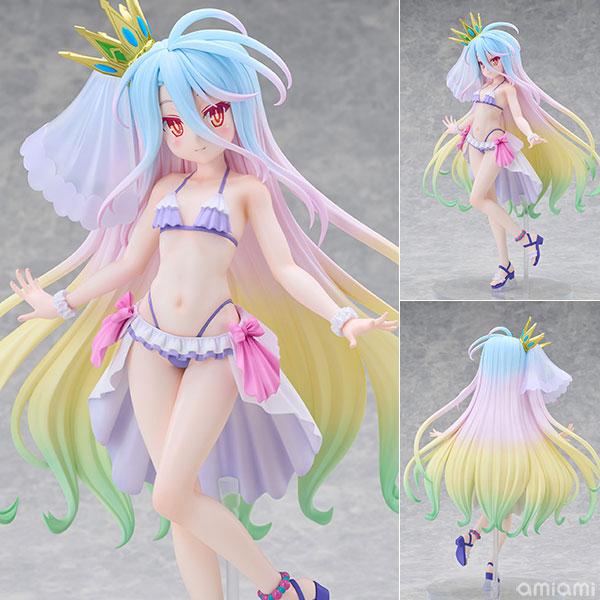 FURYU TENITOL TALL No Game No Life Shiro Swimsuit Dress ver. Complete Figure