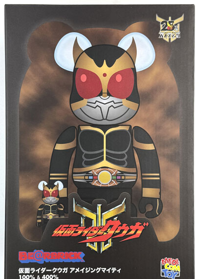 Toei BE@RBRICK Kamen Rider Kuuga Amazing Mighty 100% & 400% (Chou Kuuga-Ten Exclusive) รูปภาพ 1