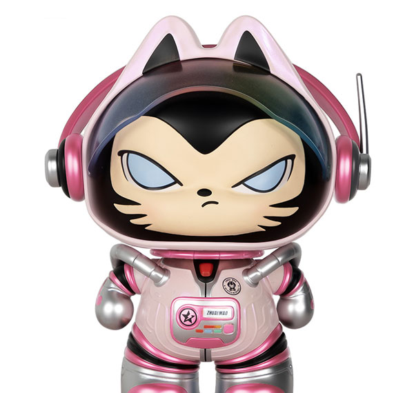Zhuaimao Astronaut Non Scale Figure Rose Gold Bild 1