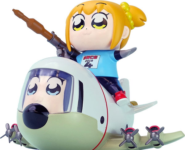 Ember Toys Chibi Creature Pop Team Epic POPUKO & PIPIMI: Skeleton Competition Ver. Soft Vinyl Figure