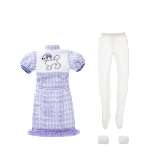 Azone BonBons Cool Poodle Mini One-piece Dress Set Ice Lavender (DOLL ACCESSORY)