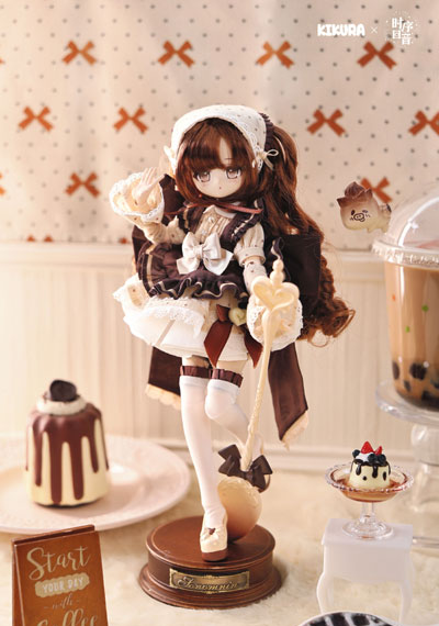 WOWLOI Toki no Zankyou KIKURA Solar Term Gourmet Series Ball-jointed Doll Taisho- Tapioca Milk Tea รูปภาพ 1