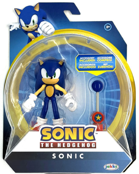 JAKKS Pacific Sonic the Hedgehog Sonic Blue Check Point 4 Inch Action Figure 图片 1