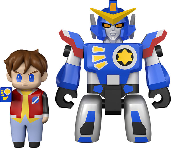 Good Smile Company BRICKROIDThe Brave Fighter of Legend Da-Garn Da-Garn & Seiji Takasugi Set Posable Figure imagen 1