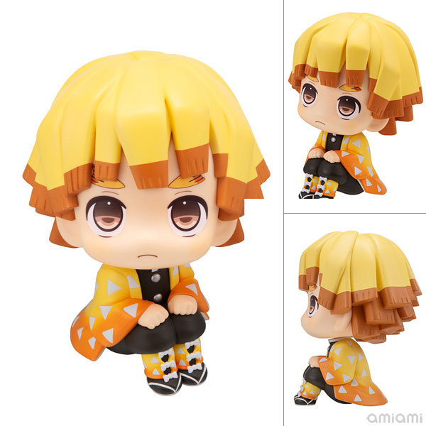 MegaHouse LookUp Demon Slayer: Kimetsu no Yaiba Zenitsu Agatsuma Mun! ver. Complete Figure image 1