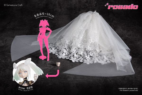 Hecheng Zhizao rosado Project Starflower Rose Expansion Part Set 1/10 Complete Model Optional Part 圖片 1