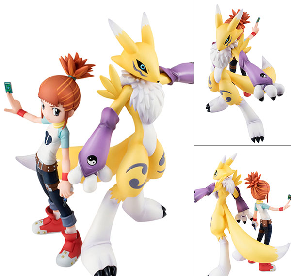 MegaHouse [Exclusive Sale] G.E.M. Series Digimon Tamers Renamon & Rika Nonaka Complete Figure