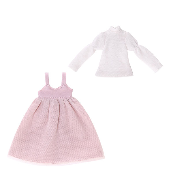 Azone 1/12 Tulle One-piece Dress setII Natural Pink (DOLL ACCESSORY) 画像 1
