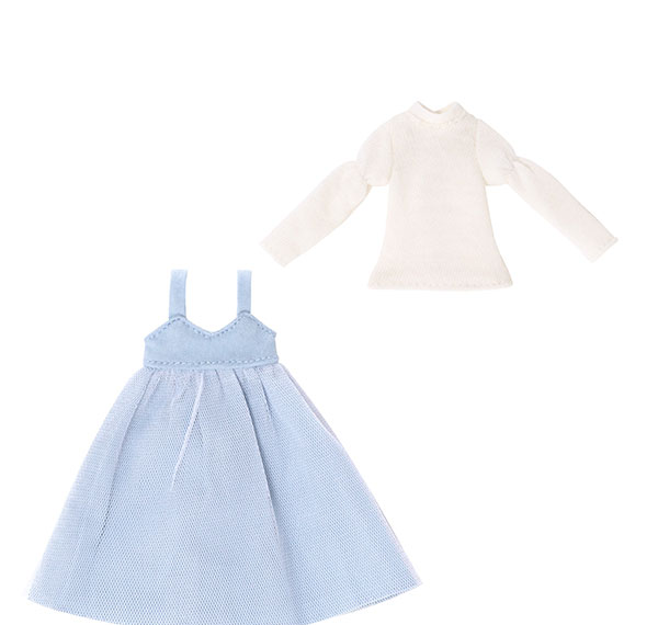 Azone 1/12 Tulle One-piece Dress setII Light Blue
