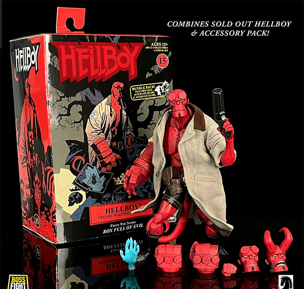 Boss Fight Studio Hellboy / Hellboy 1/12 Bundle Pack Box Full of Evil ver