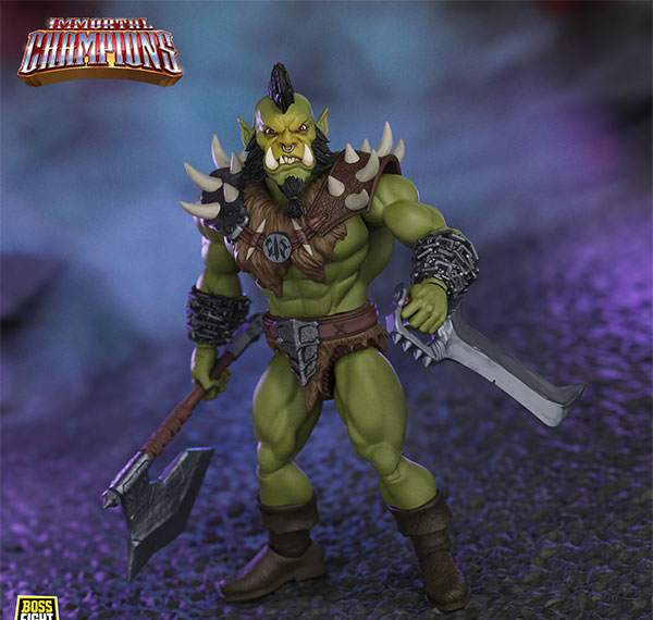 Boss Fight Studio Immortal Champions / Orc Warrior Chieftan 5.5 Inch Action Figure