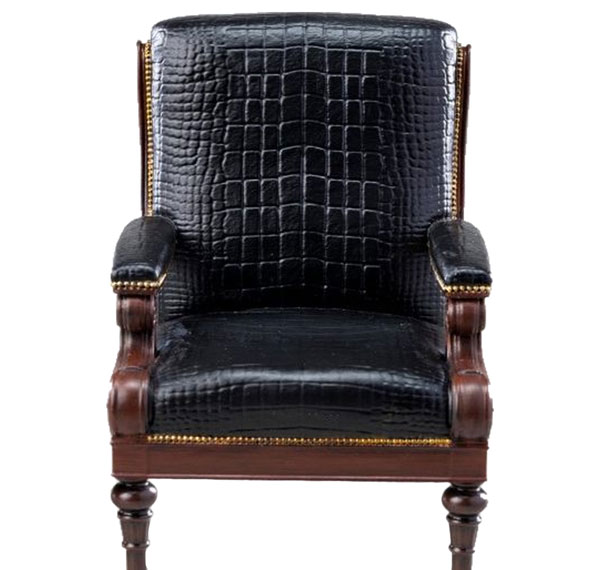 MMM Toys 1/12 Black Croco Gentleman Armchair