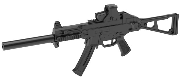 Tomytec LittleArmory [LADF07] Girls' Frontline UMP9 Type 1/12 Plastic Model