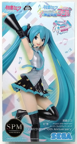SEGA Hatsune Miku Project Diva MEGA39's Super Premium Figure Hatsune Miku -DIVA 10th Anniversary-