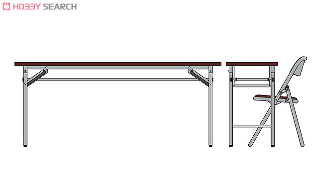 Hasegawa 1/12 Desk &amp; Chair of Club Room (Plastic model) 图片 8