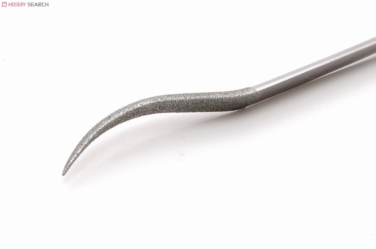 Wave Specially Shaped Diamond File [Round (Curved Tip)] (Hobby Tool) Bild 3