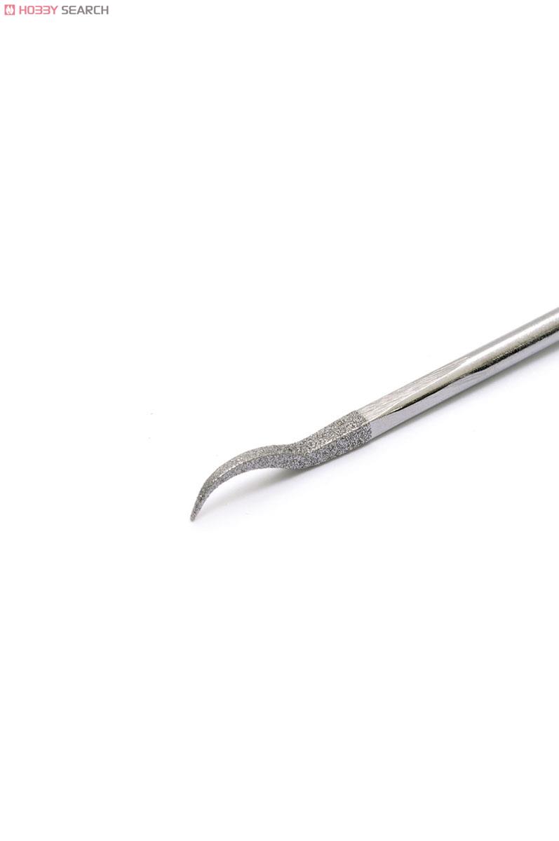 Wave HG Specially Shaped Diamond File [Square (Curved Tip/Small)] (Hobby Tool) รูปภาพ 3