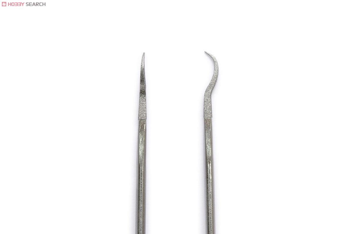 Wave HG Specially Shaped Diamond File [Square (Curved Tip/Small)] (Hobby Tool) รูปภาพ 4