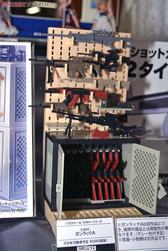 Tomytec 1/12 Little Armory (LD002) Gun Rack A (โมเดลประกอบ) รูปภาพ 8