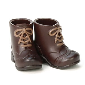 Obitsu Plastic Manufacturing Short Boots for 11cm Body (Brown) (Fashion Doll) gambar 1
