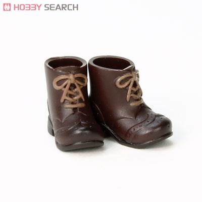 Obitsu Plastic Manufacturing Short Boots for 11cm Body (Brown) (Fashion Doll) gambar 2