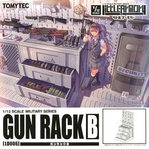 Tomytec 1/12 Little Armory (LD006) Gun Rack B (Plastic model)