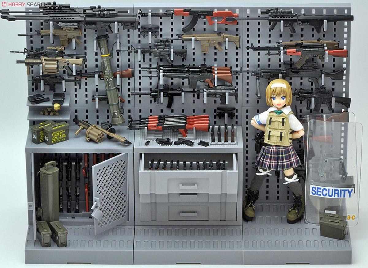 Tomytec 1/12 Little Armory (LD006) Gun Rack B (Plastic model) image 8