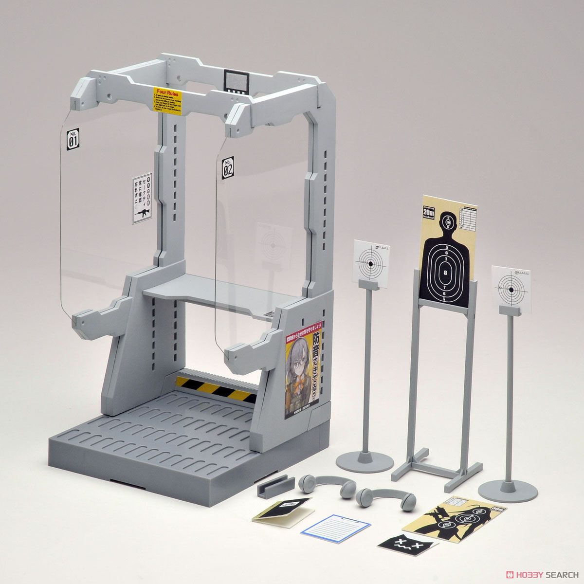 Tomytec 1/12 Little Armory (LD010) Shooting Range A (Plastic model) image 3