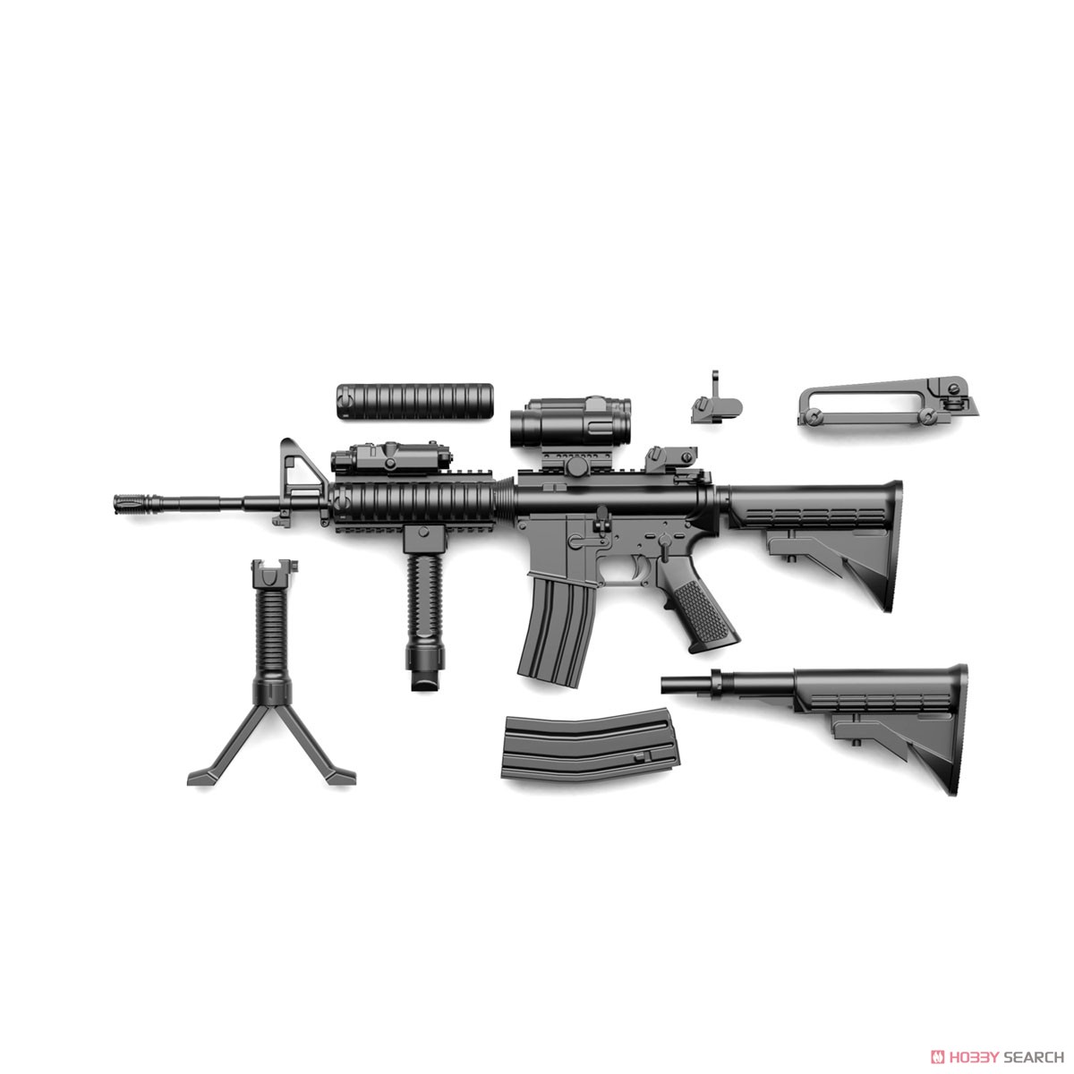 Tomytec 1/12 Little Armory (LA050) M4A1 Type2.0 (塑膠模型) 圖片 5