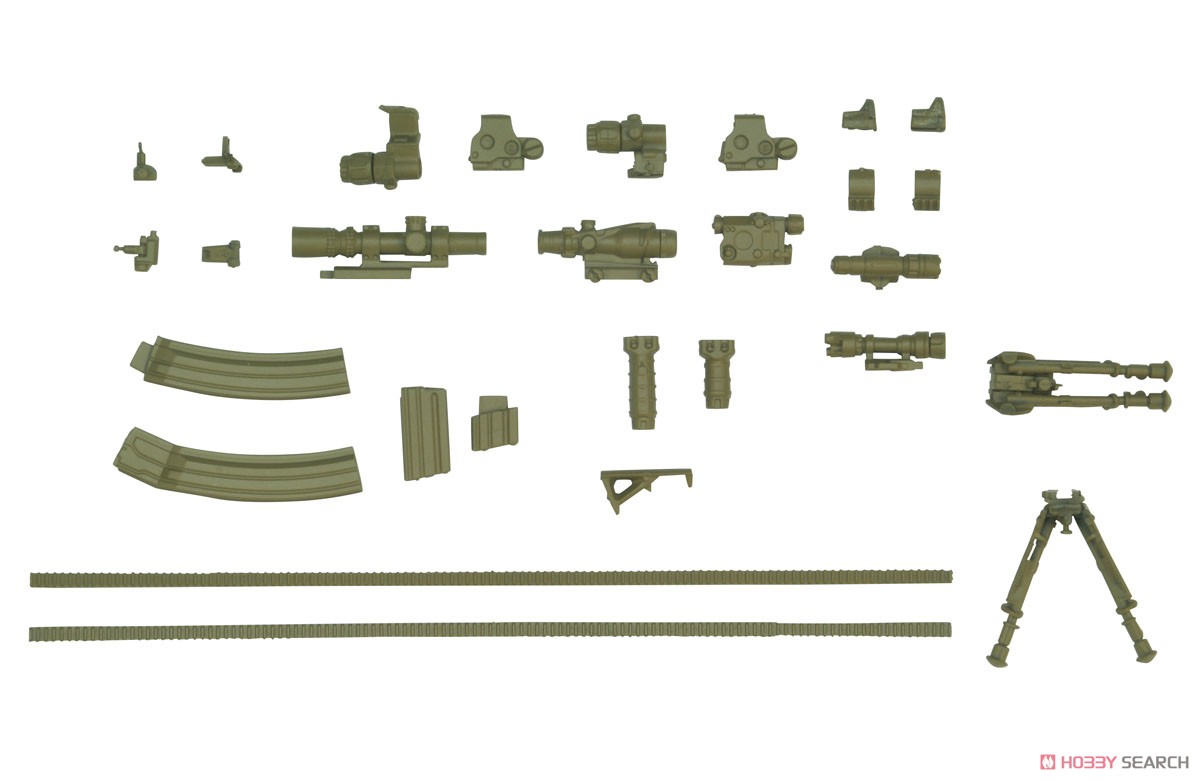 Tomytec 1/12 Little Armory (LD022) Waffen-Zubehör A2 (Militärkarabiner MOD) (Plastikmodell) Bild 3
