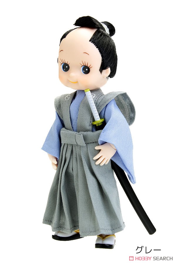 Obitsu Plastic Manufacturing Full Mobile Samurai Kewpie (Gray) (Fashion Doll) gambar 2