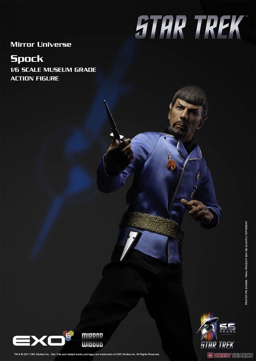 EXO-6 Hyper Realistic Action Figure Star Trek Mirror Universe Spock (เสร็จสมบูรณ์) รูปภาพ 7