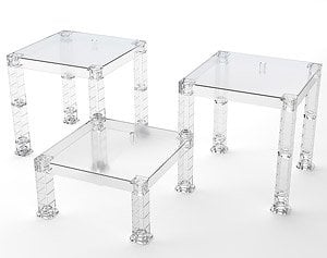 Good Smile Company The Simple Stand: Build-On Type (Translucent) (Display) gambar 1