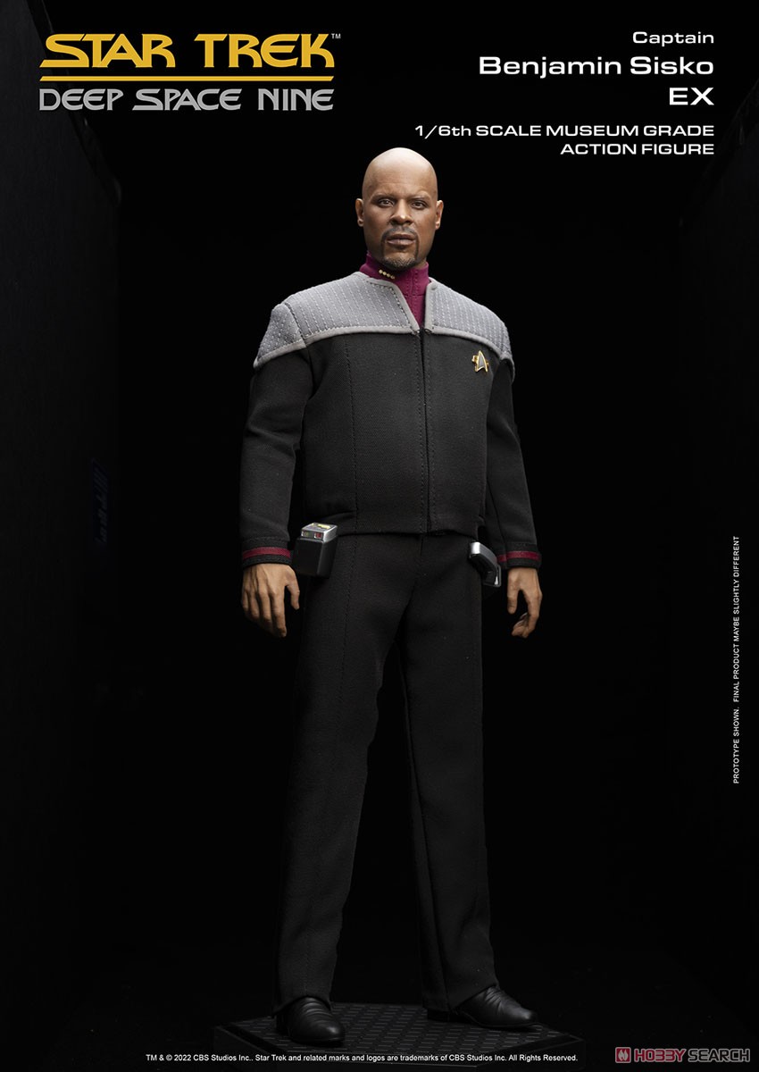 EXO-6 Hyper Realistic Action Figure Star Trek Deep Space Nine Captain Benjamin Sisko Essentials Version image 7