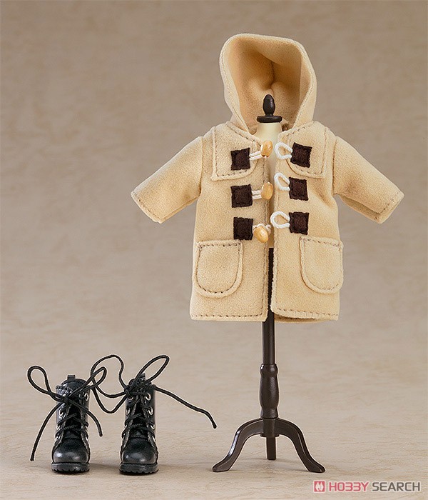 Good Smile Company Nendoroid Doll Warm Clothing Set: Boots &amp; Duffle Coat (Beige) (PVC Figure) imagen 4