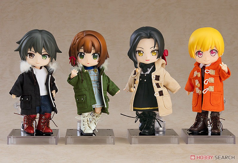 Good Smile Company Nendoroid Doll Warm Clothing Set: Boots &amp; Duffle Coat (Beige) (PVC Figure) imagen 6
