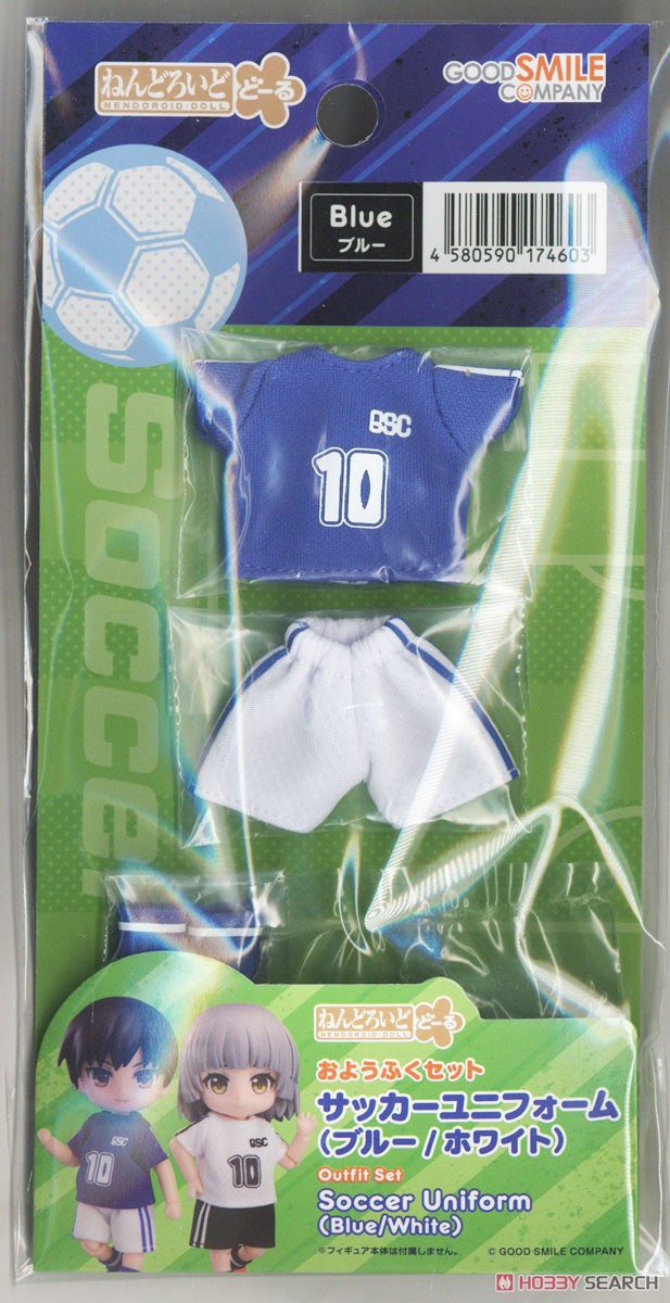 Good Smile Company Nendoroid Doll Outfit Set: Soccer Uniform (Blue) (PVC Figure) gambar 3