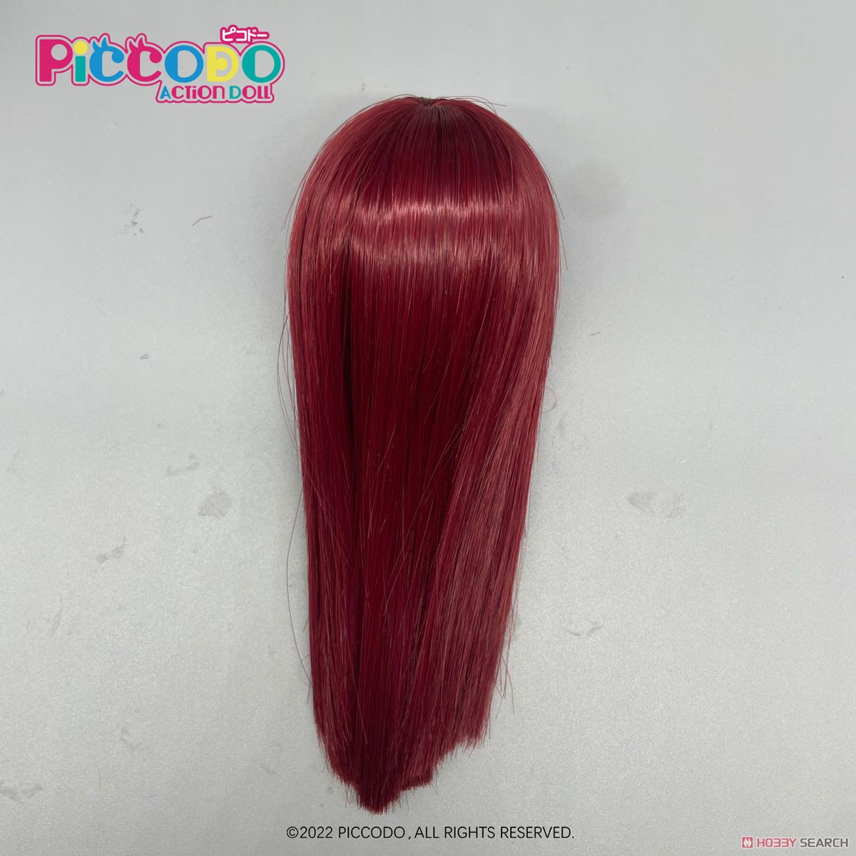 Genesis Piccodo Doll Wig Hime Cut (Wine Red) (Fashion Doll) Bild 3