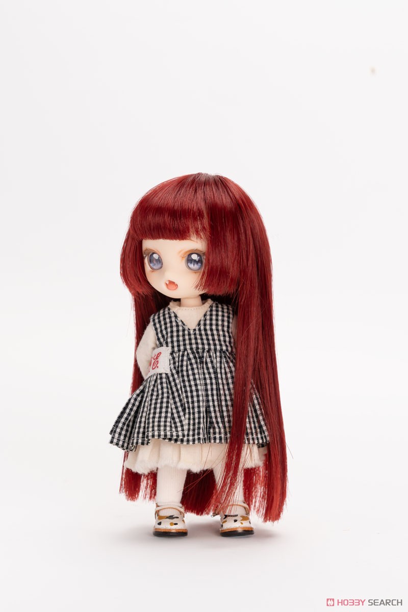 Genesis Piccodo Doll Wig Hime Cut (Wine Red) (Fashion Doll) Bild 5
