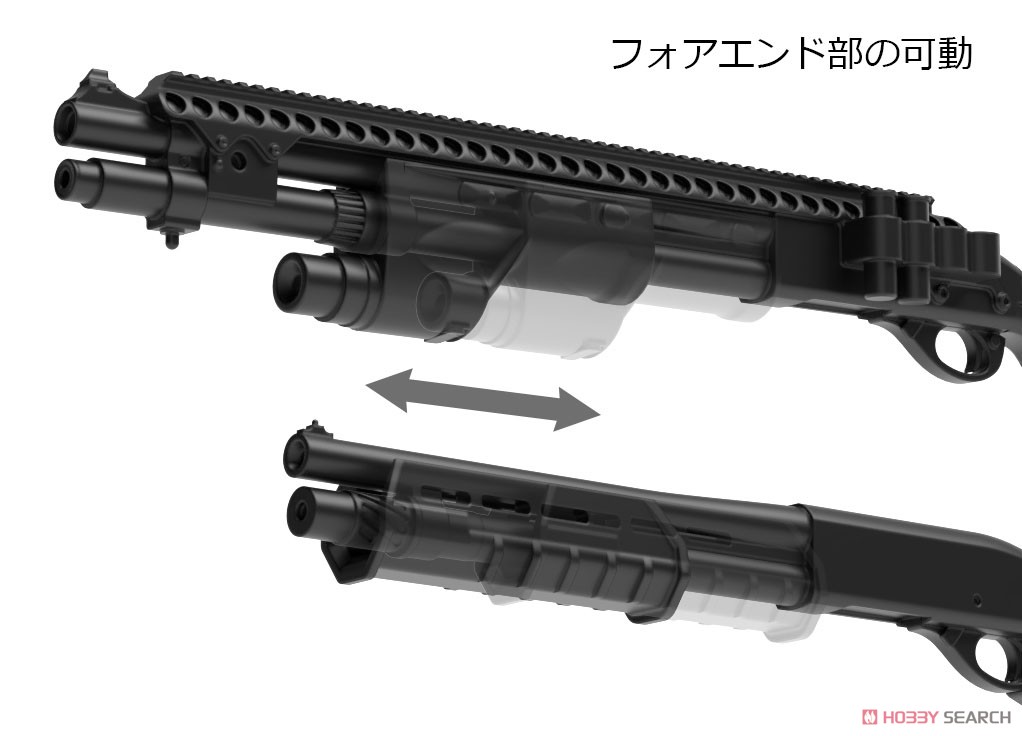 Tomytec 1/12 리틀 아머리 (LA093) M870 타입 택티컬 (프라모델) 이미지 7