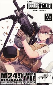 Tomytec 1/12 Little Armory (LA094) M249 Upgrade Type (Plastic model) imagen 1