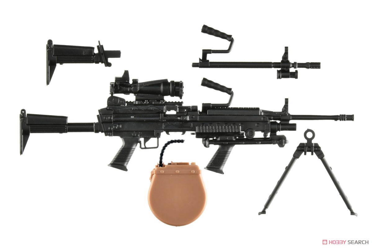 Tomytec 1/12 Little Armory (LA094) M249 Upgrade Type (Plastic model) imagen 4
