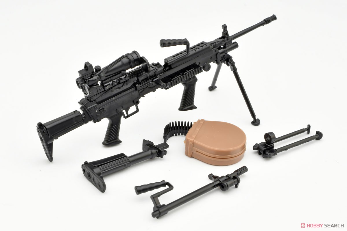 Tomytec 1/12 Little Armory (LA094) M249 Upgrade Type (Plastic model) imagen 6