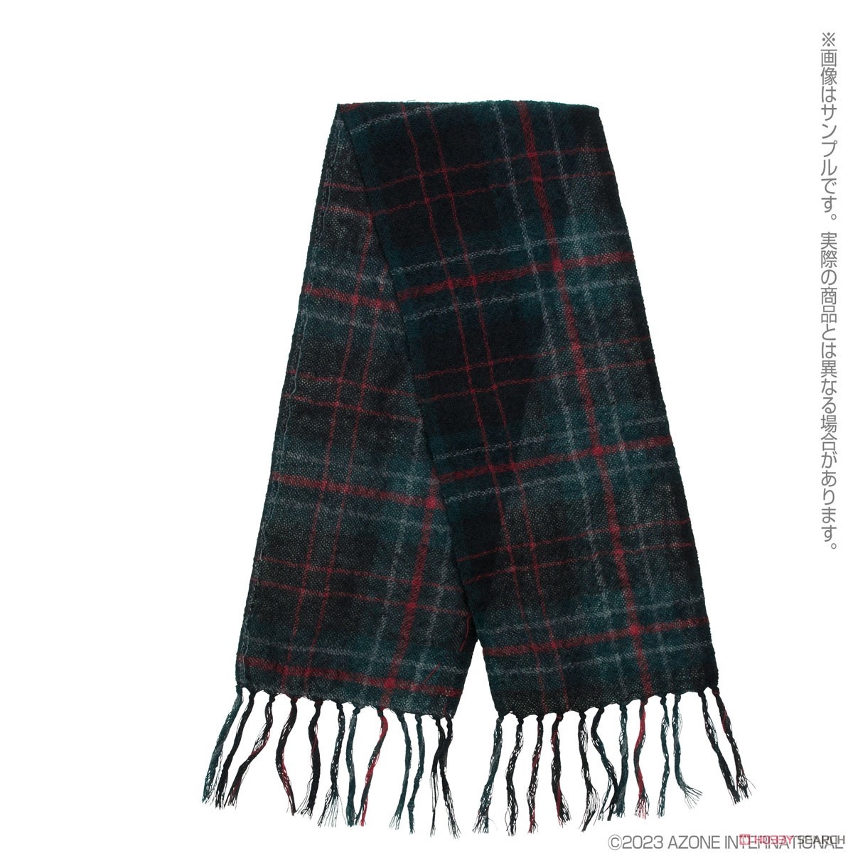Azone International AZO2 Traditional Check Stole (Green) (Fashion Doll) hình ảnh 2