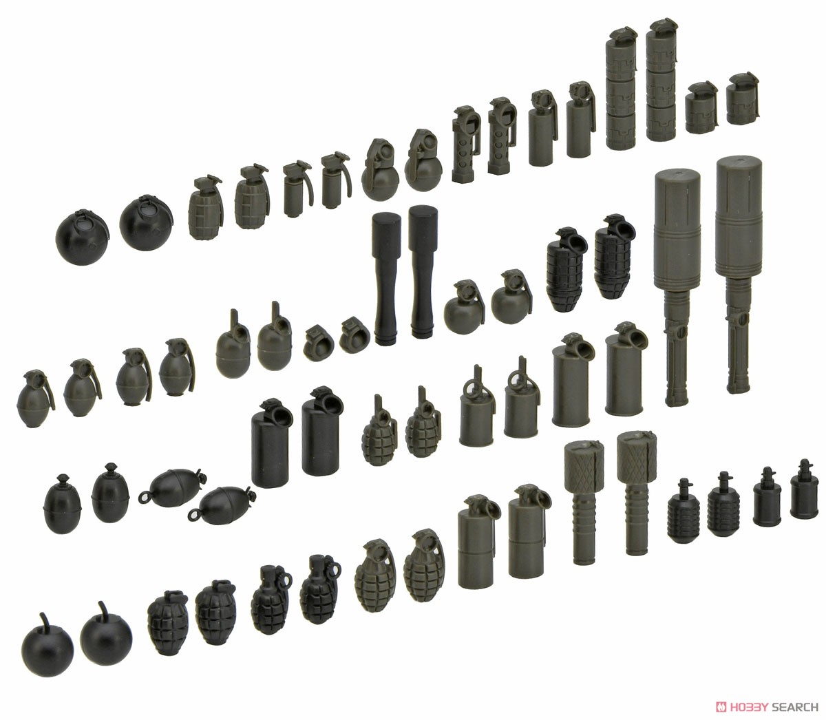 Tomytec 1/12 Little Armory (LD046) Hand Grenade Set (Plastic model) gambar 3