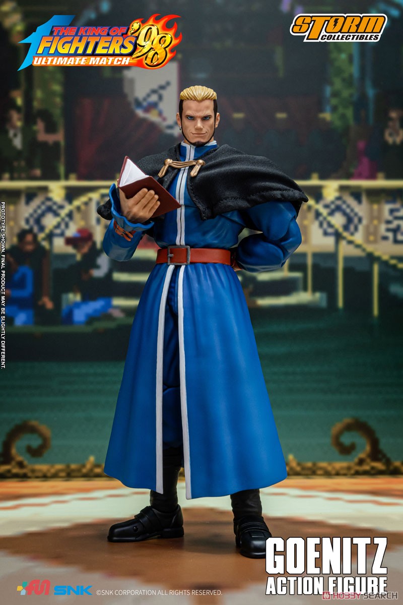 Storm Collectibles 더 킹 오브 파이터즈 '98 얼티밋 매치 액션 피규어 게니츠 (PVC 피규어) 이미지 2