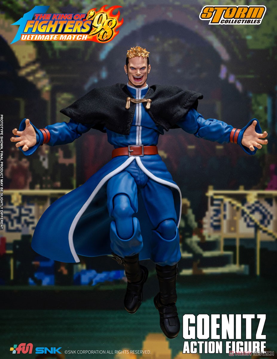 Storm Collectibles 더 킹 오브 파이터즈 '98 얼티밋 매치 액션 피규어 게니츠 (PVC 피규어) 이미지 6