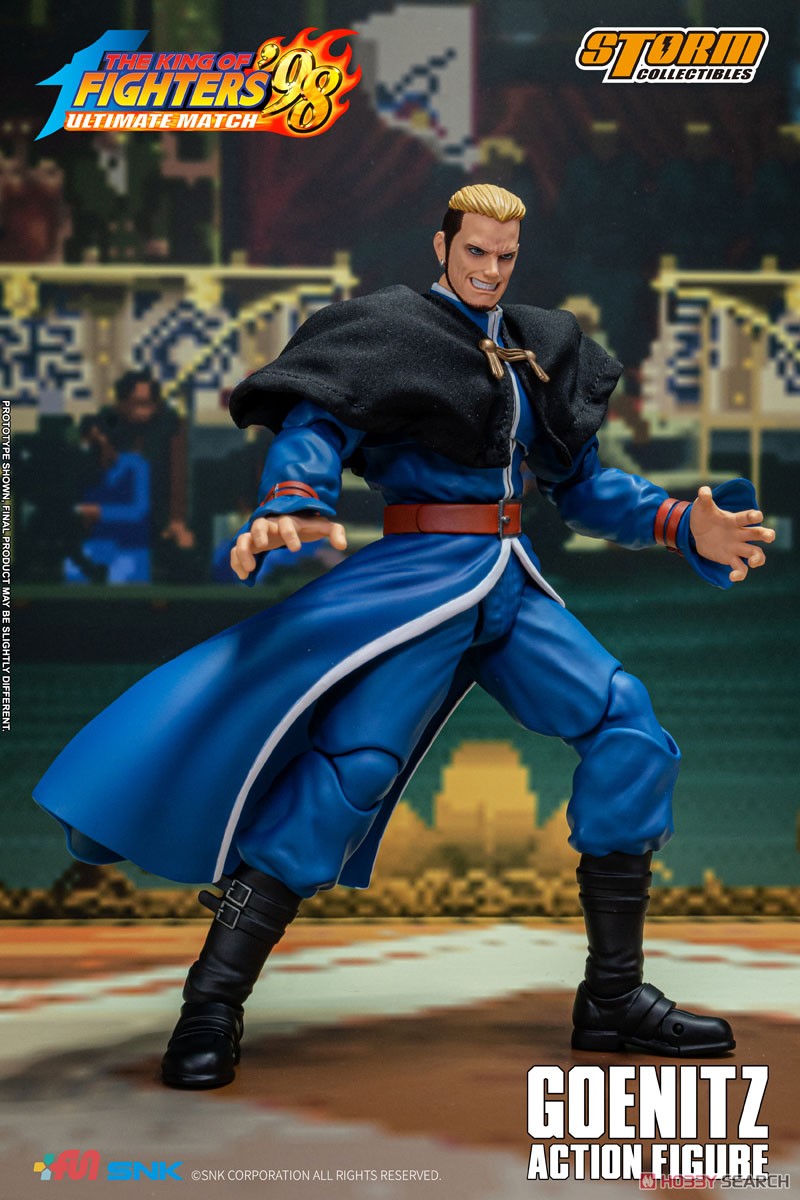 Storm Collectibles 더 킹 오브 파이터즈 '98 얼티밋 매치 액션 피규어 게니츠 (PVC 피규어) 이미지 7