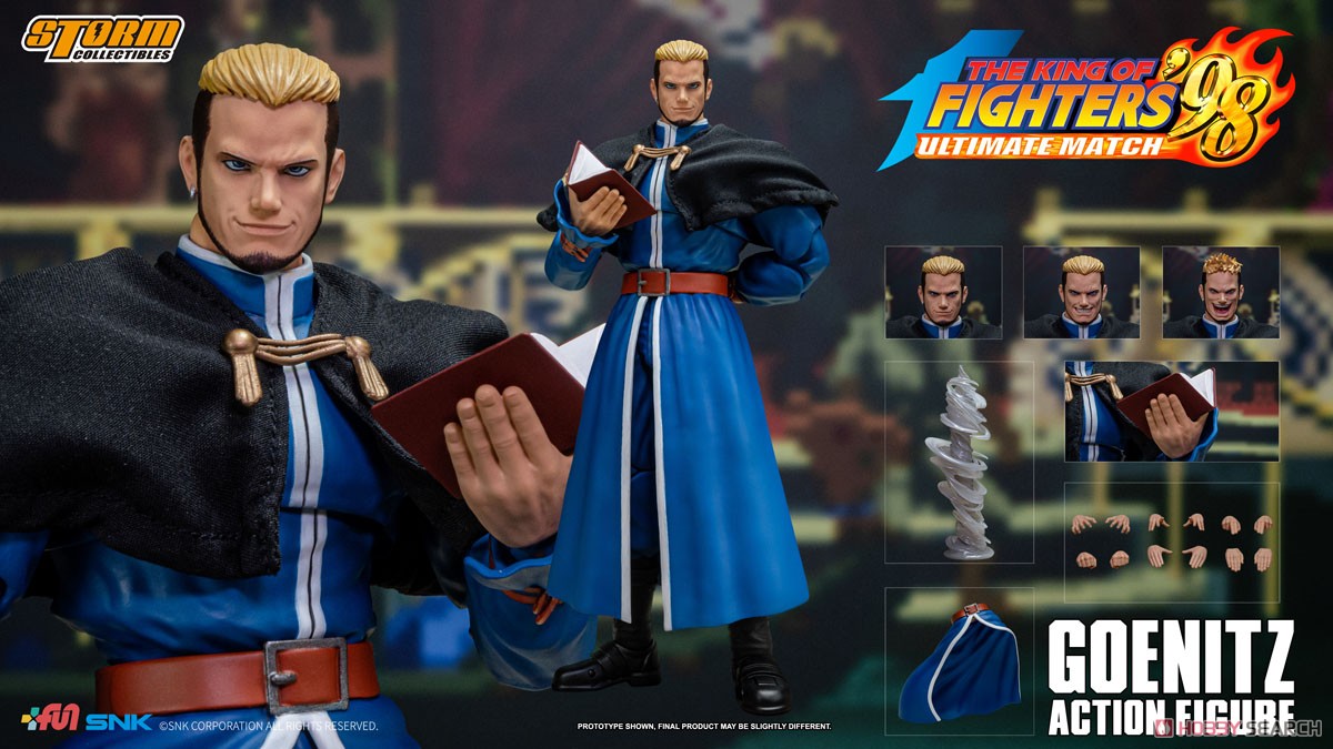 Storm Collectibles 더 킹 오브 파이터즈 '98 얼티밋 매치 액션 피규어 게니츠 (PVC 피규어) 이미지 8